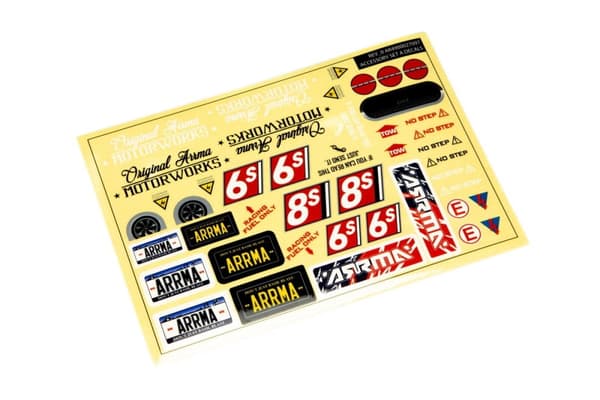 ARA480040 1/7 Scale Body Accessories Set A