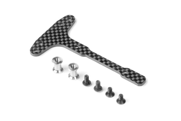 XR-361299 Graphite Chassis T-Brace - Front - Set