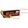 Miniatyrbild 2 av 2: 2s  5000mAh - 50C - Spektrum LiPo HC G2 IC5