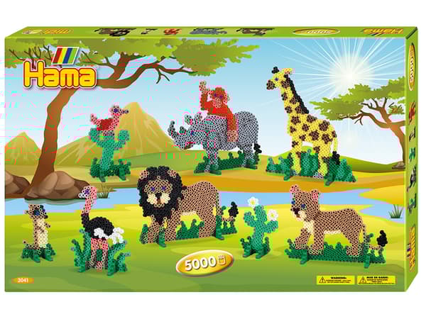 Hama Beads - Midi -  Giant Gift Box - Safari (3041)