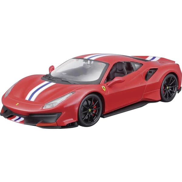 Modellino Ferrari 488 Pista Bburago 1:24 - Blu, Porte Mobili, Collezione Race & Play - Foto 5