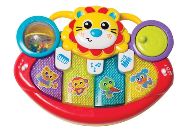 Playgro - Jerrys Class - Lion Activity Kick Toy Piano