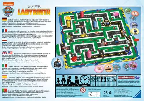 Ravensburger Paw Patrol Junior Labyrinth, Brettspill, Reise/eventyr, 4 år