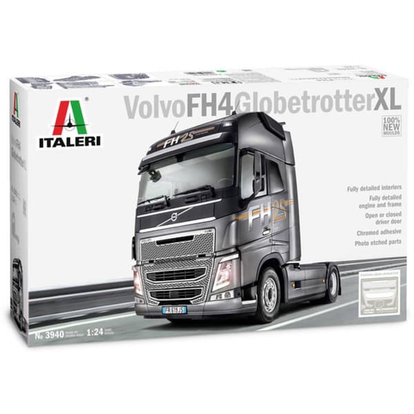 Italeri 3940 Volvo FH4 Globetrotter XL Lastbilsmodell byggsats 1:24