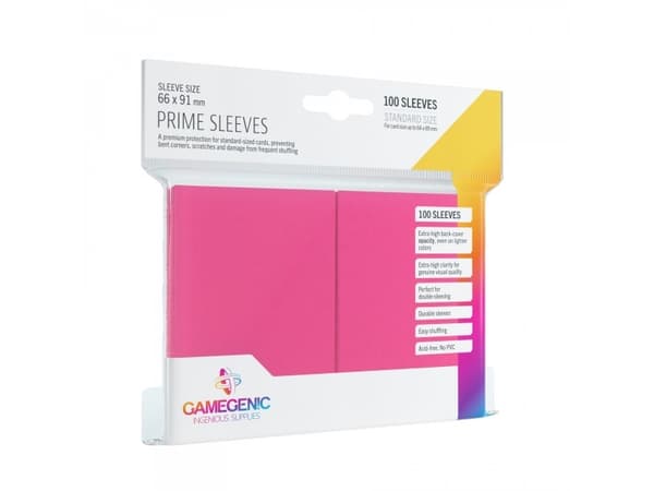 GameGenic Prime Sleeves Pink