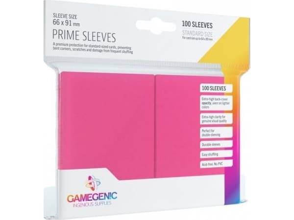GameGenic Prime Sleeves Pink