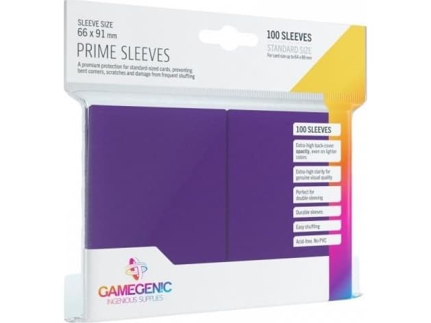 GameGenic Prime Sleeves Purple