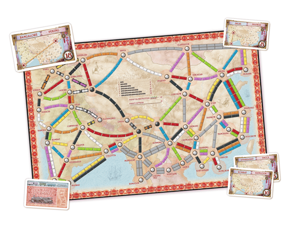 Ticket to Ride Map Collection #1 Asia