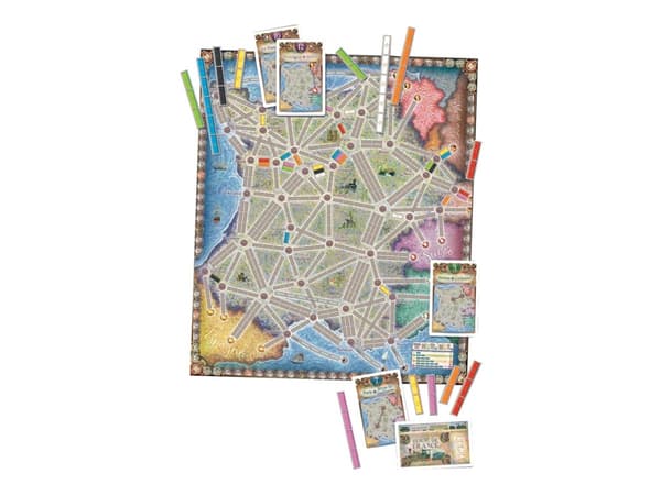 Ticket to Ride Map Collection #6 France & Old West