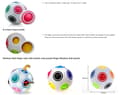 Miniatyrbillede 5 af 6: Fidget Ball Magic Rainbow Puzzle Rubiks Fig Cube Toy
