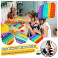 Pikkukuva 3 / 4: Popit Fidget Pop It Regnbåge Rund - CE Godkänd