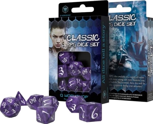 Q-Workshop Classic set Lavendel vit (108891)
