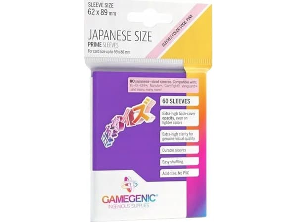 GameGenic Purple Japanese Prime Sleeves