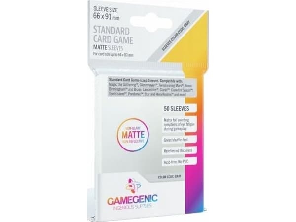 GameGenic Matte Card Game Sleeves 66x91 mm