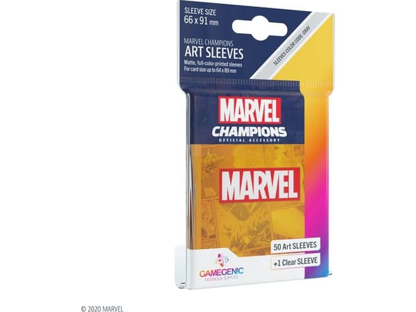 GameGenic Sleeves Marvel Champions Marvel Orange