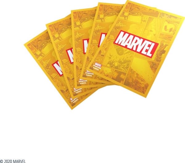 GameGenic Sleeves Marvel Champions Marvel Orange