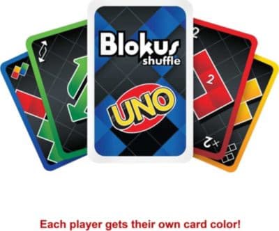 Spel Blokus Shuffle: UNO Edition, Brädspel, Strategi, 7 år, Familjespel