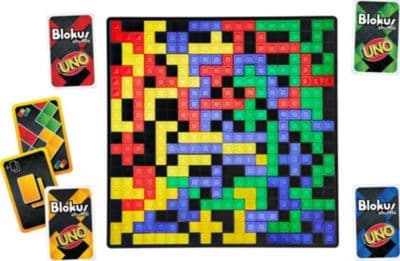 Spel Blokus Shuffle: UNO Edition, Brädspel, Strategi, 7 år, Familjespel