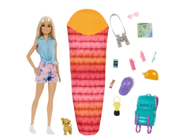 Barbie Camping doll with accessories (1 pcs) - Assorted