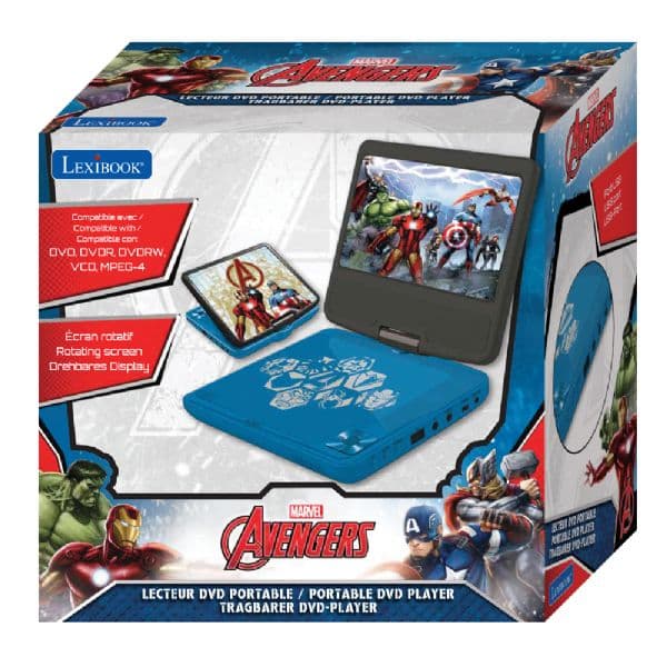 Avengers bärbar DVD-spelare