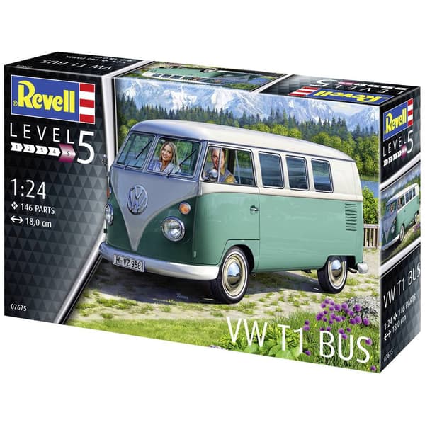 Revell RV 1:24 VW T1 Bus 1:24 Modellbuss