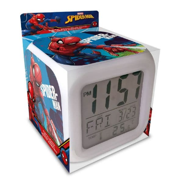 Spiderman digital väckarklocka