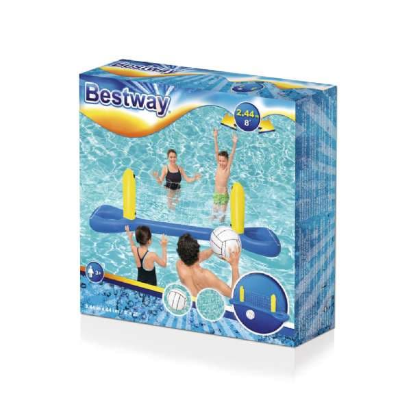 Flytande volleybollspel 244x64cm