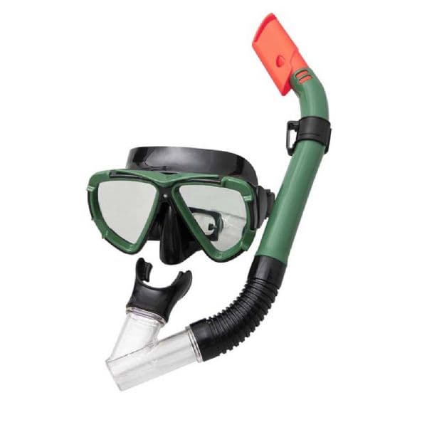 Snorkelset Dive Green
