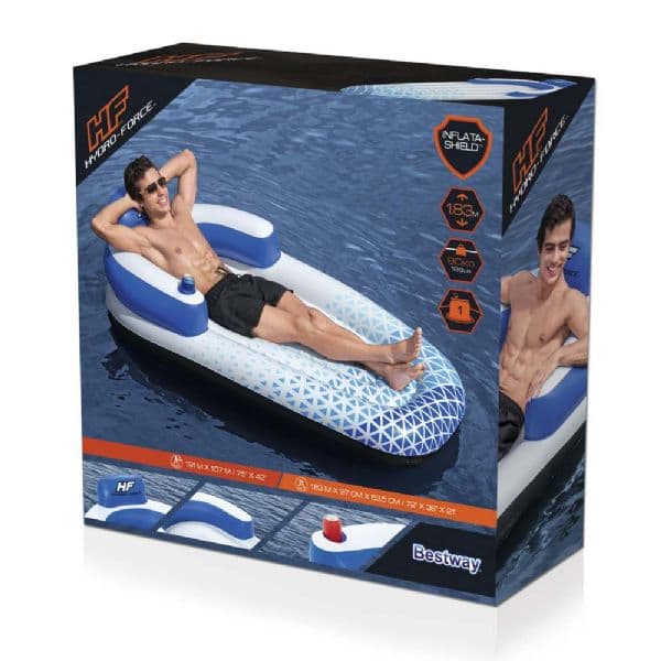 Indigo Wave Bathing Lounge 191x107 cm