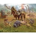 Miniatyrbild 3 av 3: Dinosaurie Landskap Bakgrund