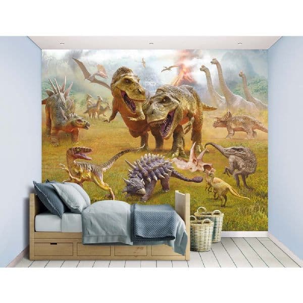 Dinosaurie Landskap Bakgrund