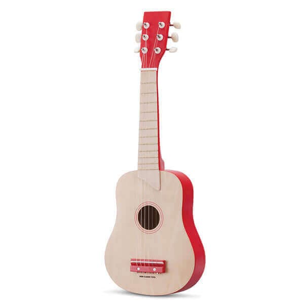 New Classic Toys - Guitar natural/red (64 cm) (N10300)