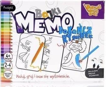 Fan Paint Play Memo Fullfør tegningen av FAN