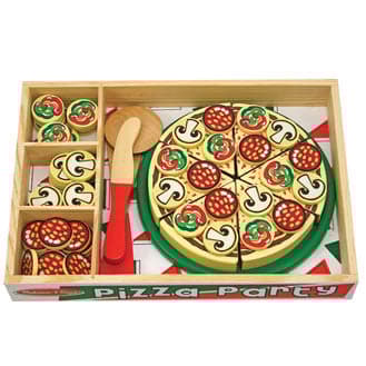 Melissa  Doug - Wooden Pizza (10167)