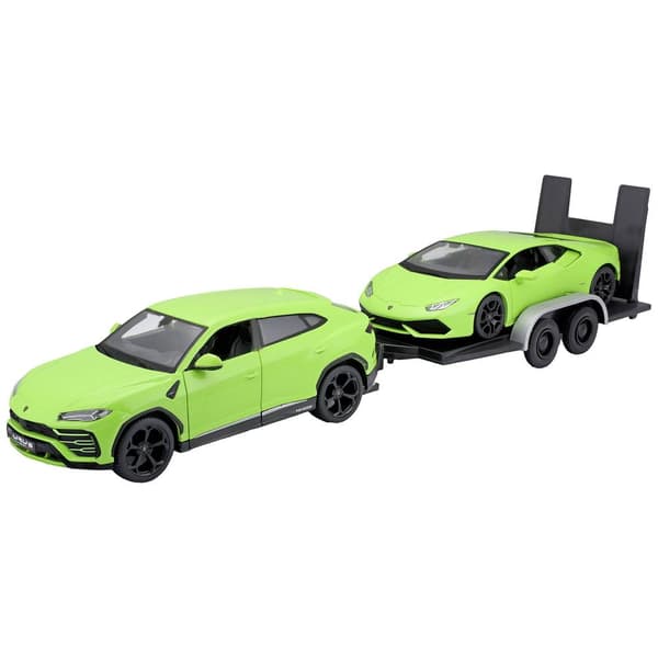 Maisto Design Elite Transporter Lamborghin Urus + Huracan 1:24 Modellbil