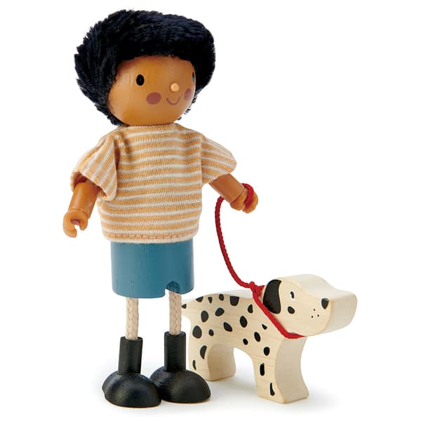 Tender Leaf - Dollhouse Figure - Mr Forrester and Dog - (TL8149)
