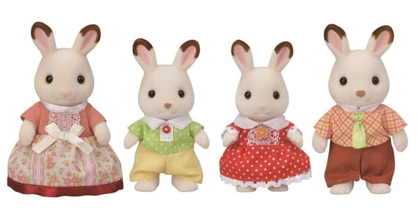 Sylvanian Families -  Chocolate Rabbit Family (5655)