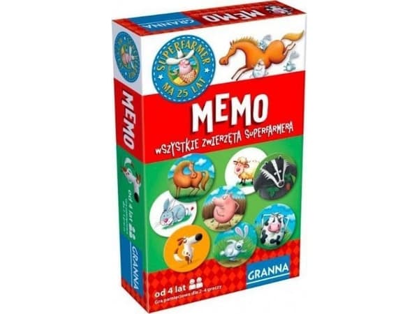 Granna Memo - Kaikki Superfarmer GRANNAn eläimet