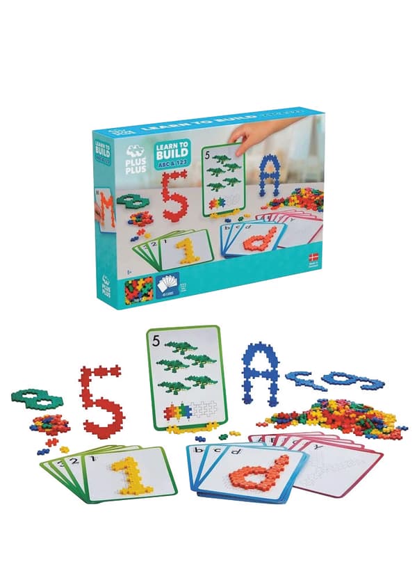 Plus Plus Learn To Build ABC  123  - (3909)