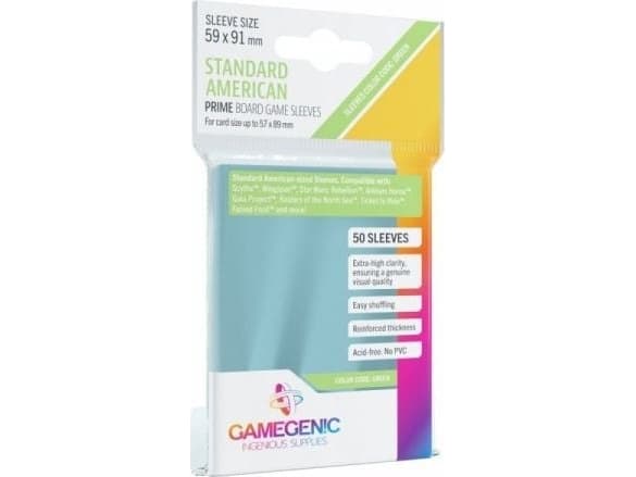 GameGenic PRIME American Sleeves 59X91 mm