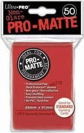 Ultra Pro ULTRA-PRO Deck Protector - Pro-Matte Non-Glare Red (Red) 50