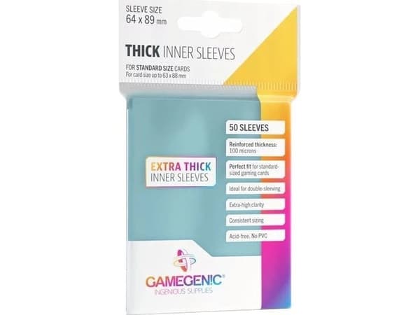 GameGenic Thick Inner Sleeves