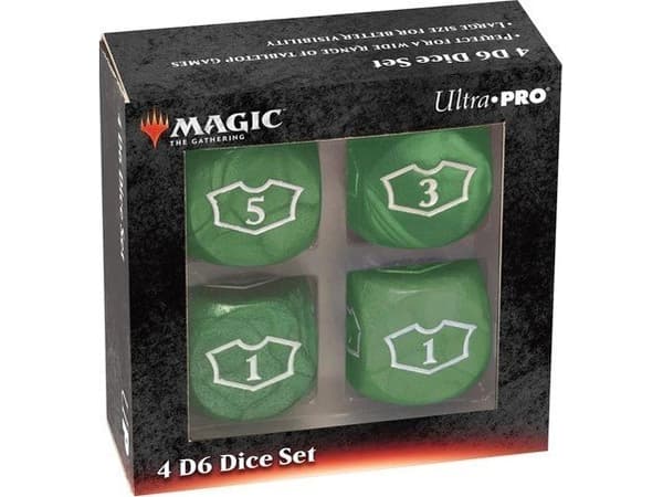 Ultra-Pro Ultra-Pro: Magic the Gathering - Green Mana - 22 mm Deluxe Loyalty Dice Set