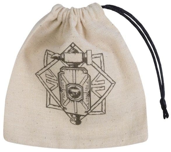 Q-Workshop Basic Dwarven Pouch Beige og svart (18837)