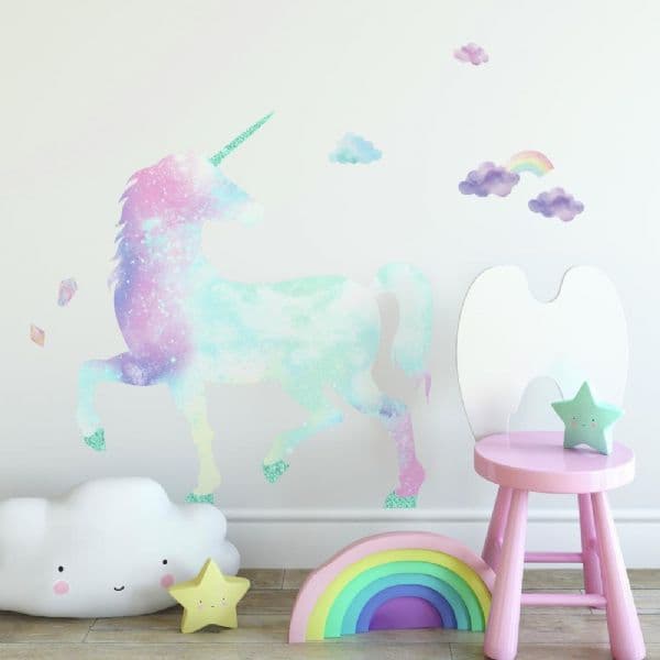 Unicorn Galaxy väggdekaler