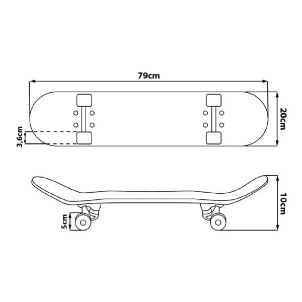 Mandalorian skateboard 79cm