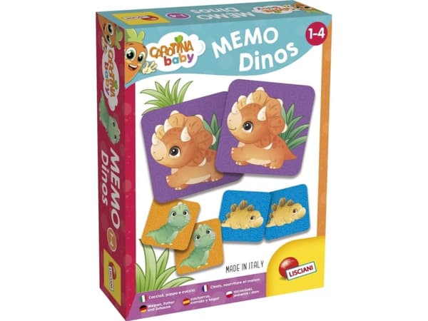 Puzzle Lisciani Lissiani Lissiani Carotina Baby Muistipeli - Dinosaurukset - Dinosaurukset