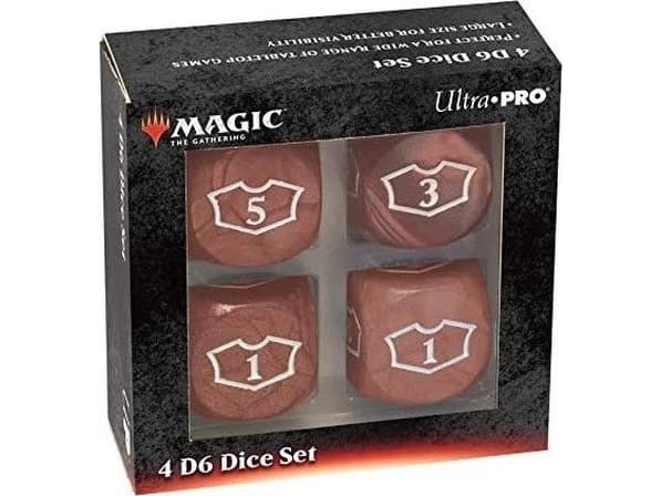 Ultra-Pro Ultra Pro: Magic the Gathering - Red Mana - 22 mm Deluxe Loyalty Dice Set