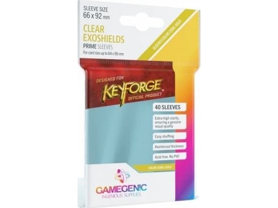 GameGenic PRIME Keyforge Exoshields Clear