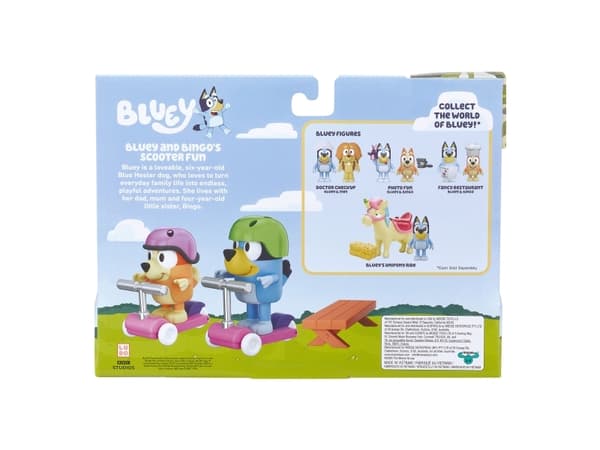 Bluey Bluey and Bingo skate run